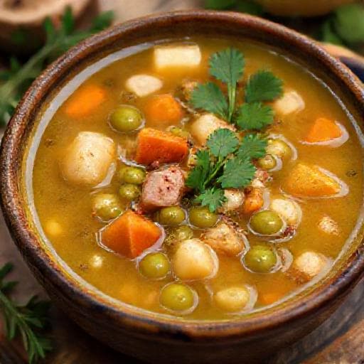 Soupe aux Gourganes Traditionnelle