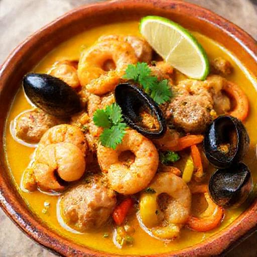 Colombo de Porc aux Fruits de Mer