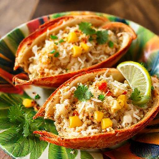 Crabes Farcis Créoles à la Noix de Coco