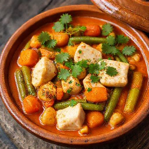 Cari de Poisson aux Légumes Pays (Réunion)