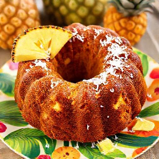 Gâteau Patate Douce Coco-Ananas Réunionnais