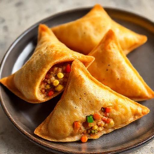 Fatayas au thon et légumes croquants