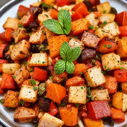 Salade Méchouia aux Légumes Racines
