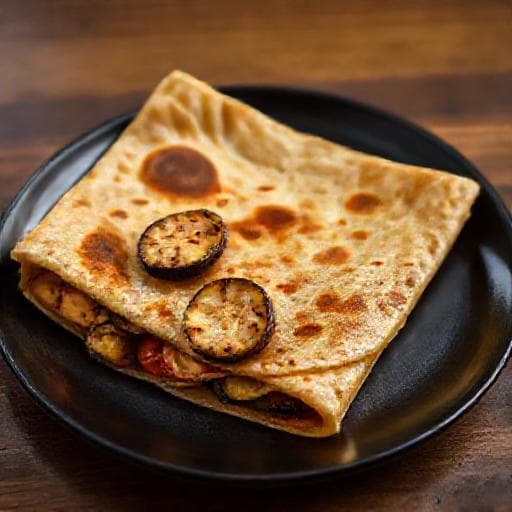 Mahjouba aux Légumes Grillés