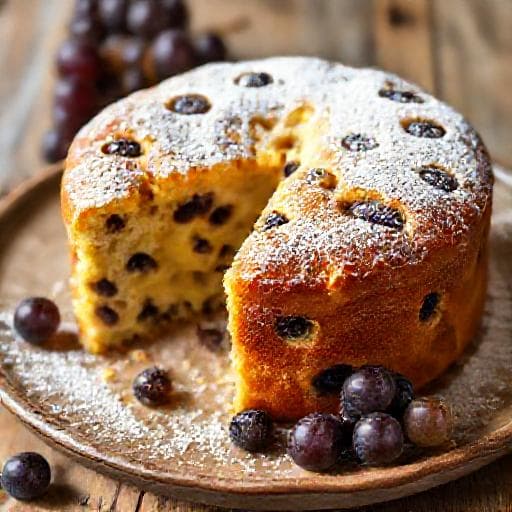 Gâteau aux Raisins Frais Traditionnel