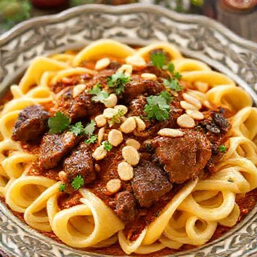 Tlitli aux Agneau et Amandes
