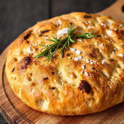Focaccia au romarin traditionnelle