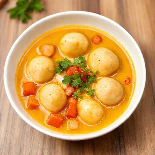 Cari de dumplings express