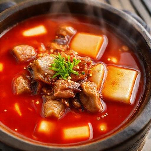 Kimchi Jjigae au Kimchi de Chou Marin