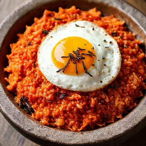 Kimchi Bokkeumbap Traditionnel