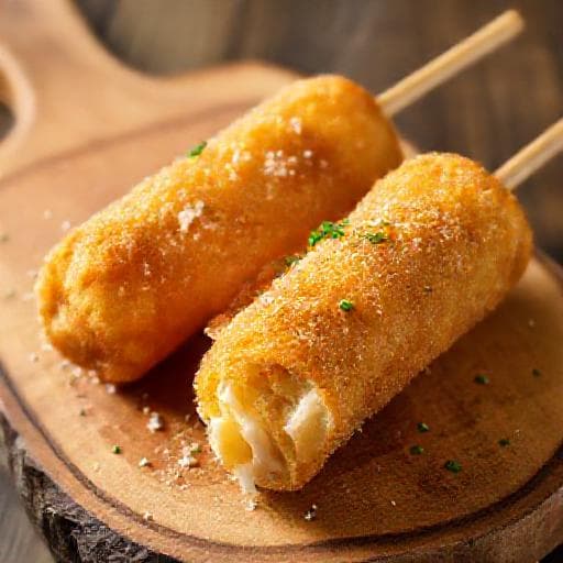 Corn Dogs Coréens Rapides au Fromage