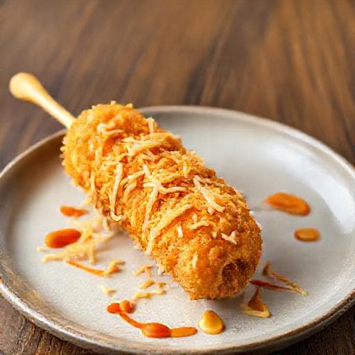 Corn Dogs Coréens Créatifs aux Pommes de Terre