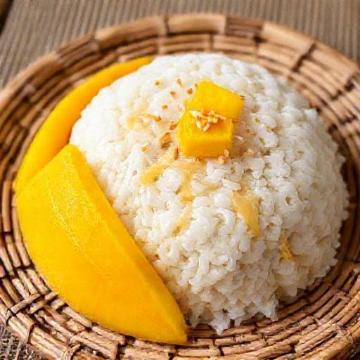 Riz Gluant à la Mangue Traditionnel