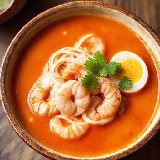 Laksa aux Crevettes Classique