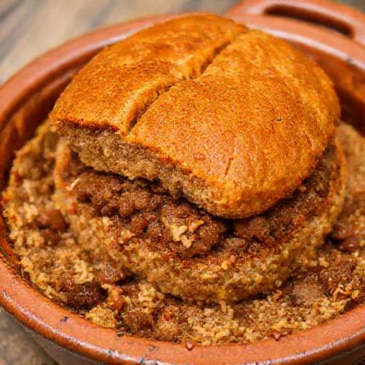Kibbeh Bil Sanieh (Kibbeh au Four)