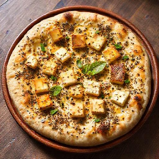 Manakish au Zaatar et Fromage Halloumi