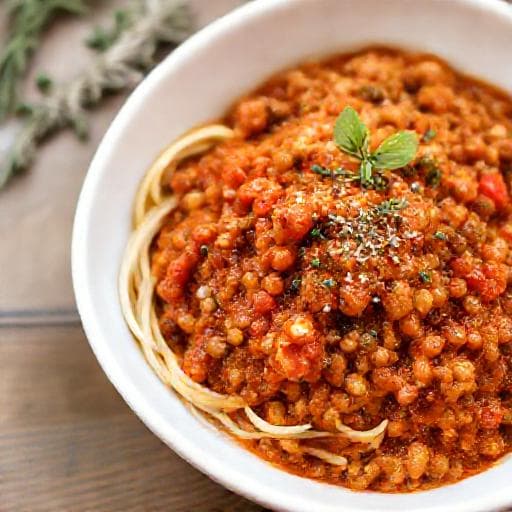 Bolognaise de Lentilles Express