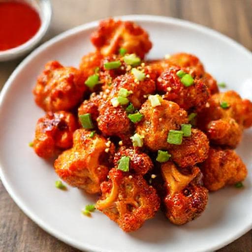 Chou-fleur Façon Wings Coréens au Gochujang