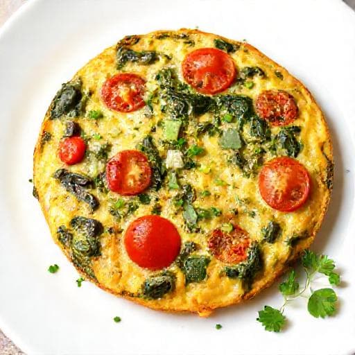Frittata Express aux Légumes et Herbes