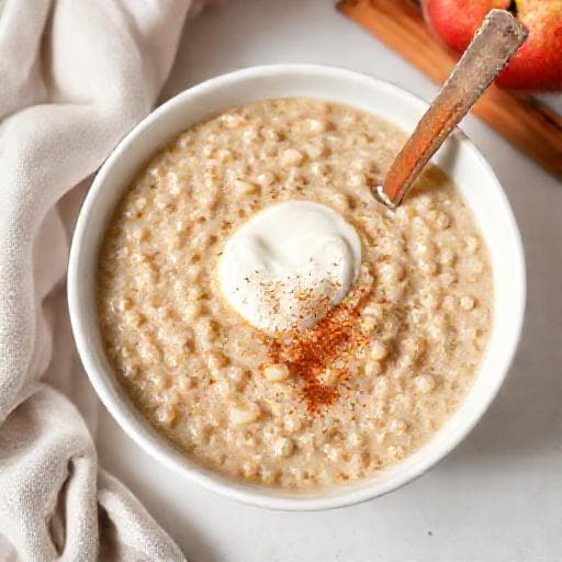 Porridge Express aux Pommes et Cannelle