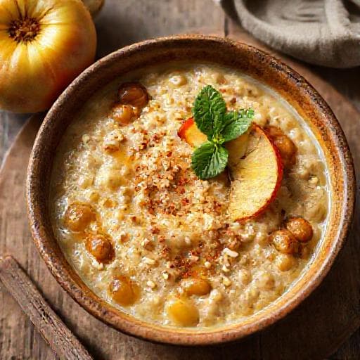 Porridge aux Pommes et Calvados