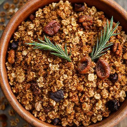 Granola Maison aux Fruits Secs et Épices d'Hiver