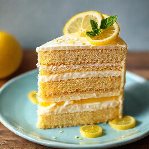 Gâteau Magique au Citron et Vanille