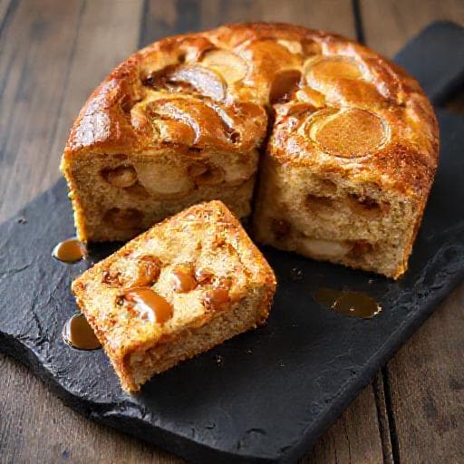 Gâteau Breton aux Pommes et Caramel au Beurre Salé