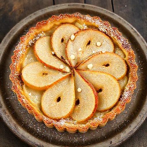Tarte Amandine aux Poires Traditionnelle