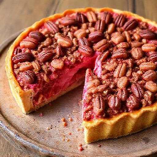Tarte aux Pralines Roses Traditionnelle