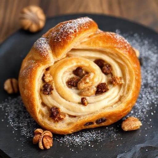 Pain aux Raisins à la Crème d'Amande et aux Noix
