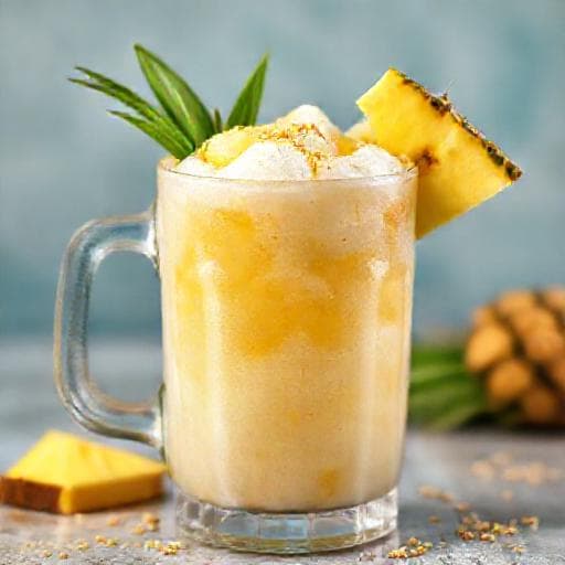 Piña Colada Givrée au Rhum Ambré