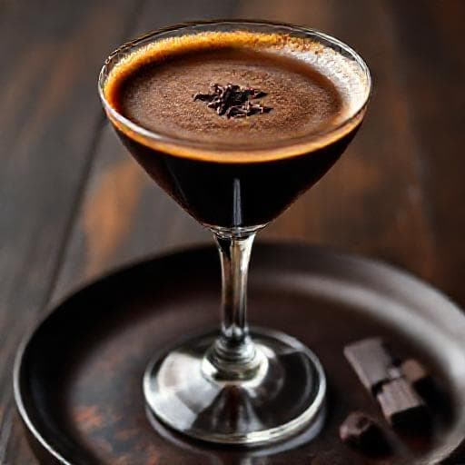 Espresso Martini au Chocolat Noir