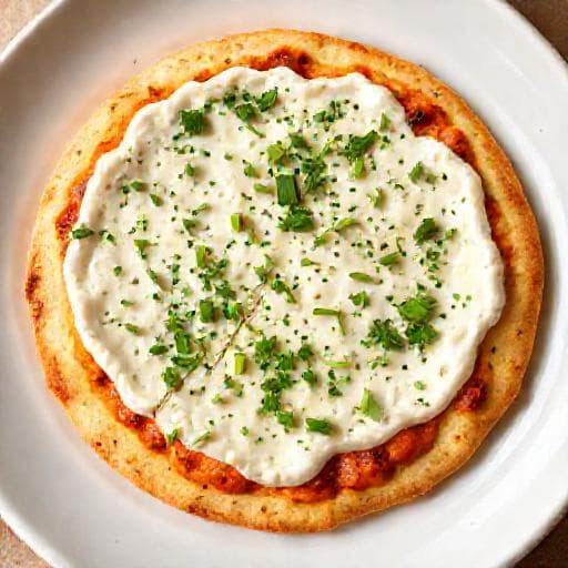 Pizza Express au Cottage Cheese et Herbes