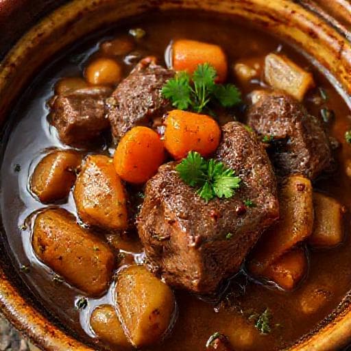 Paleron de Bœuf Mijoté Traditionnel