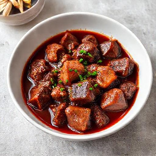 Paleron de Bœuf Express au Vin Rouge