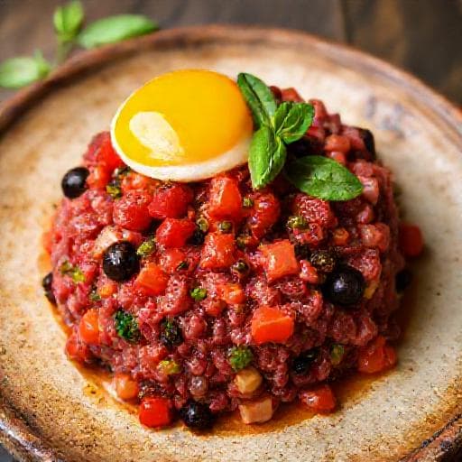 Steak Tartare Façon Niçoise