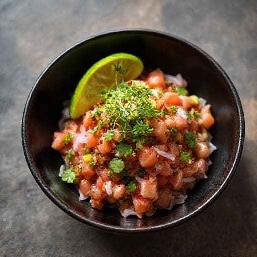 Tartare de Saumon Façon Nikkei