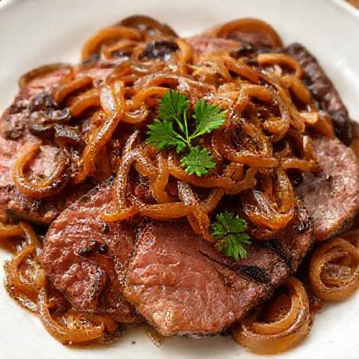 Foie de Veau aux Oignons Traditionnel