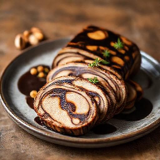 Foie Gras Marbré au Vinaigre Balsamique