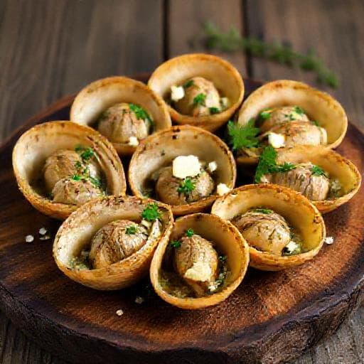 Escargots au Beurre Persillé et Roquefort