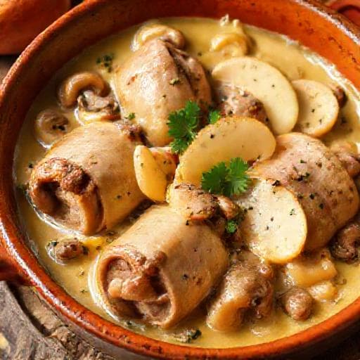 Paupiettes de Porc à la Normande
