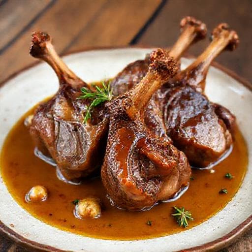 Souris d'agneau confites traditionnelles