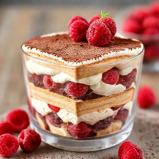 Tiramisu aux Framboises Traditionnel