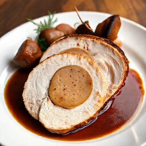 Dinde aux Marrons et Foie Gras