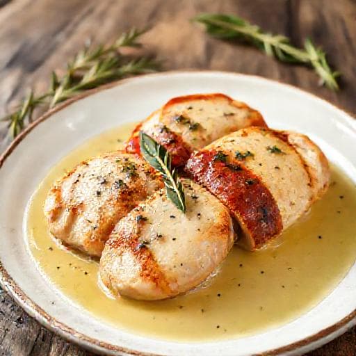 Saltimbocca de Poulet à la Romaine