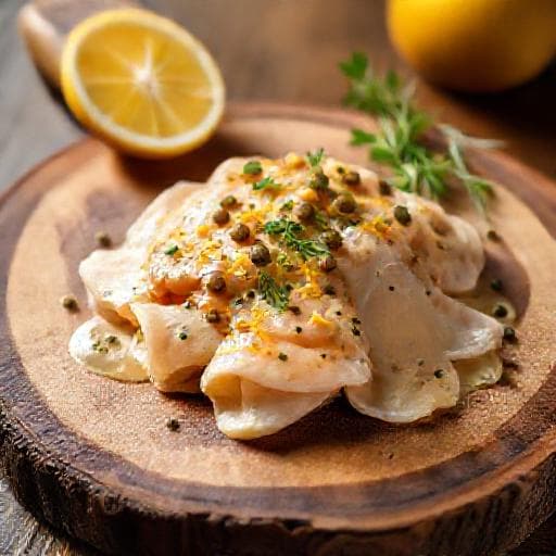 Vitello Tonnato revisité aux Agrumes