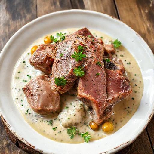 Tête de veau sauce gribiche traditionnelle