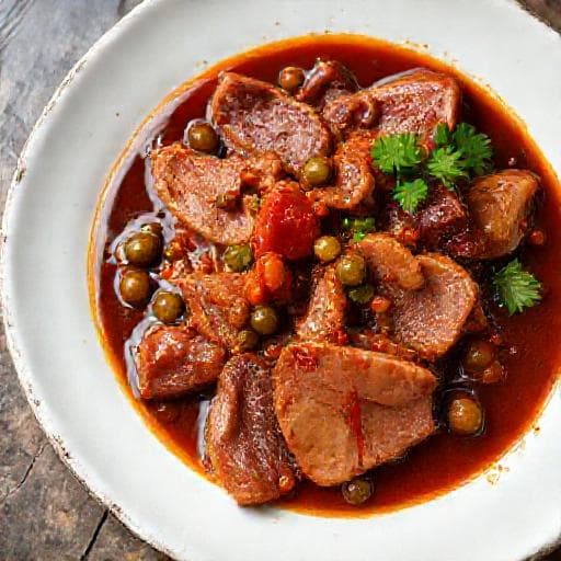 Langue de Bœuf Sauce Piquante Traditionnelle