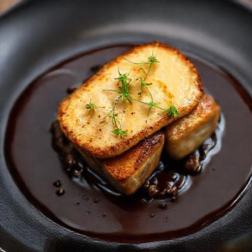 Ris de Veau aux Morilles et Foie Gras